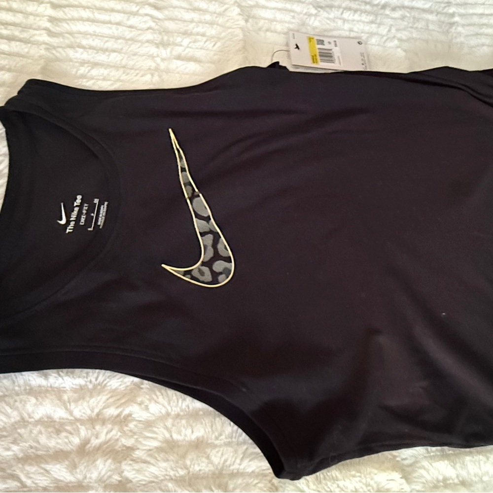 NWT Nike Dri-FIT Leopard Swoosh Training Tank - Small